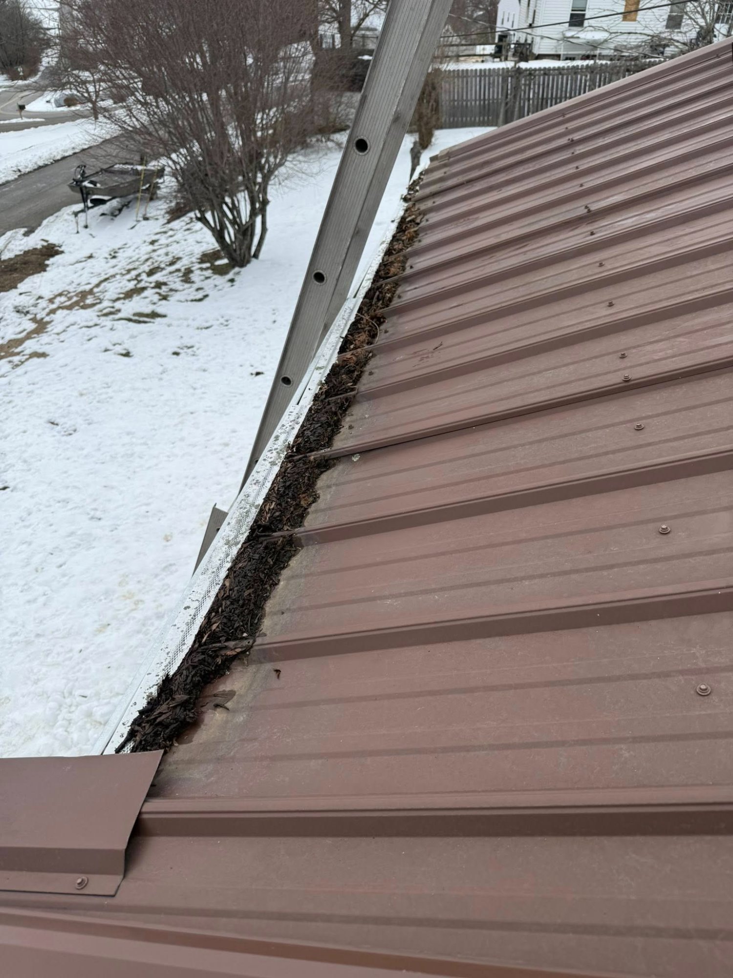 Gutters clogged before cleaning Branson MO